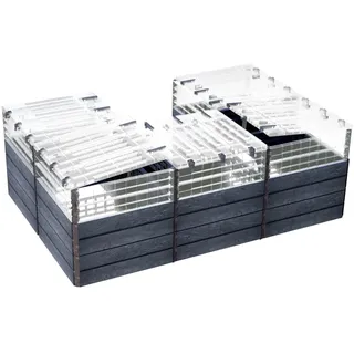 GARANTIA Ergo Quadro TurboPlus U L 240 x 160 x 80 cm Grau