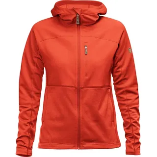 FJALLRAVEN Damen Abisko Trail Fleece W Sweatshirts, orange (Flame orange), XXS