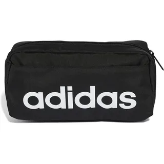 adidas Unisex LINEAR BUMBAG, Black/White, One Size