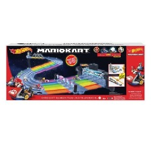 Mattel Hot Wheels Mario Kart Regenbogen-Boulevard Rennbahn Set (GXX41) um 77,20 € statt 109,98 €