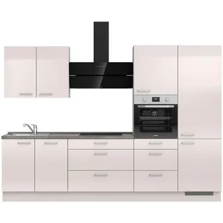 Nobilia Küchenleerblock , Schieferfarben, Hellgrau , Metall , 6 Schubladen , nur wie online abgebildet bestellbar , 300 cm , Blauer Engel, Pefc, Goldenes M, Made in Germany, DGM-Klimapakt , seitenverkehrt erhältlich, vormontierter Korpus , Küchen, Küchenzeilen & Küchenblöcke, Küchenzeilen, Küchenzeilen ohne Geräte