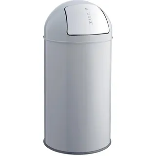 Helit Push-Abfallbehälter 30 l Grau