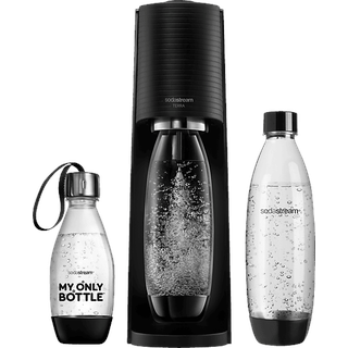 Sodastream Terra black + PET-Flasche 0,5 l + 2 PET-Flaschen 1 l + Zylinder