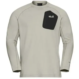 Jack Wolfskin Prelight Trail Crew Sweatshirt Beige 2XL