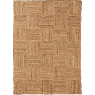 benuta Pure Juteteppich Jutta Hellbraun 60x100 cm , Textil , Rechteckig , 60x100 cm , Gots , für Fußbodenheizung geeignet , Teppiche und Böden, Teppiche