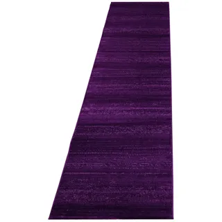 Ayyildiz Plus 8000 Webteppich 80 x 300 cm Lila/Schwarz