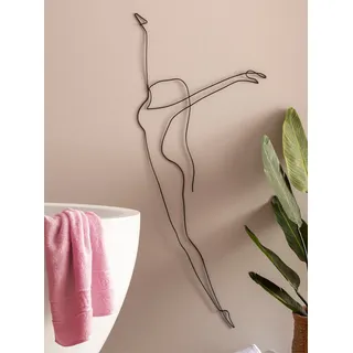 Wanddekoobjekt HEINE HOME, schwarz, B:48cm H:123cm T:0,5cm, Wanddekoobjekte, Wanddekoobjekt