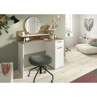 INOSIGN »Hegomi, Breite 110 cm, 1 Tür, 1 Schubkasten, 2 Ablageböden, 1 Spiegel« Frisiertisch, Frisierkommode, Spiegeltisch, Schminktisch