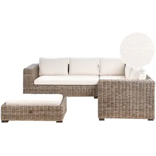 Beliani Rinella Loungeset grau