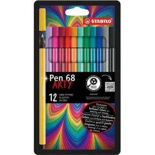 Pen 68 ARTY 12er Pack mit 12 verschiedenen Farben