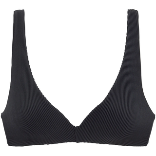 Triangel-Bikini-Top SUNSEEKER "Fancy", Damen, Gr. 36, Cup C, schwarz, Obermaterial: 92% Polyamid, 8% Elasthan. Futter: 100% Polyamid. Wattierung: 100% Polyester, strukturiert, Bikini-Oberteile Triangel-Bikini-Top, mit Push-up-Effekt