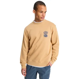 QUIKSILVER Salt Water Graphic Sweatshirt Khaki S