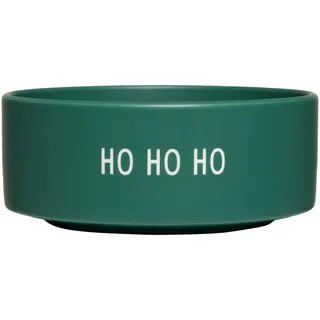 Design Letters Snackschale Ho Ho Ho | Porzellan Bowl Schüssel für Weihnachtsdeko, Weihnachten, Weihnachtsgeschenke | Dekoschale, Weihnachts schale, Obstschale, Müslischalen, Schale Deko Grün 300 Ml