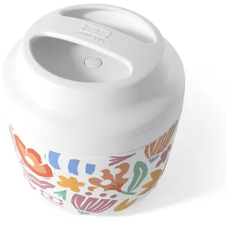 monbento - Thermobehälter für Essen Element - Edelsthahl Thermo Lunchbox, die Mahlzeiten bis zu 10 Stunden Lang Warm/Kalt hält - Ideale Thermo Brotdose für Arbeit/Outdoor/Sport - BPA-frei - Blumen