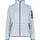 Woman Fleece Jacket Sky blue-bianco 15LV 40