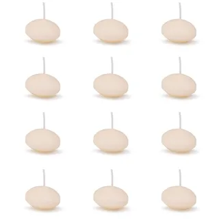 donau home Schwimmkerze 12 St. creme