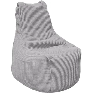 Carryhome Sitzsack , Grau , Textil , 270 l , Füllung: Styroporkugeln , 85x100x85 cm , Indoor, Reißverschluss , Wohnzimmer, Sessel, Sitzsäcke, XXL Sitzsäcke