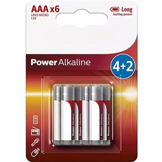 Batterie LR03P6BP AAA 6 Stück für Geräte mit hohem Stromverbrauch