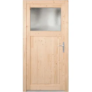Panto Holz-Nebeneingangstür NET 504 Natur 88 cm x 198 cm DIN R