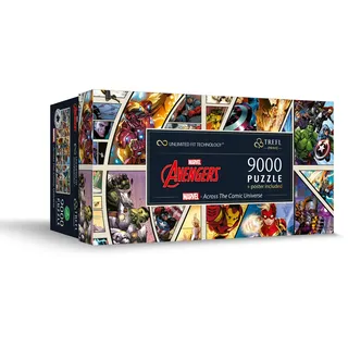 Trefl 81022 Marvel - Across the Comic Universe 9000 Teile,