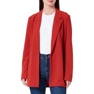 VERO MODA Damen VMLIVAMARIA LS Long NOOS Blazer, Red Ochre, S