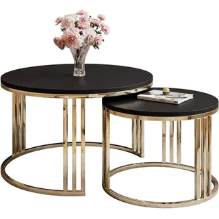lookway LORI Gold Schwarz Holzwerkstoff 70 x 49 cm