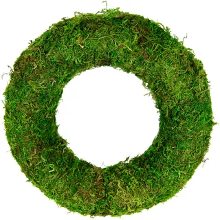 I.GE.A. Kunstkranz »Kranz aus Moos und Rattan Weidenkranz Blumenkranz Dekokranz« Landhaus Kränze Rohling Tischdeko