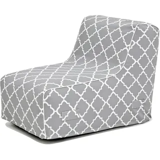 Jahnke Loungesessel »AIR LOUNGE« 1 Stk. tlg. aufblasbar, Indoor & Outdoor, 60 cm Sitztiefe, grau
