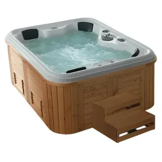 Massagebecken Außenwhirlpool Outdoor-Spa Whirlpool Whirlwanne 210x180 cm