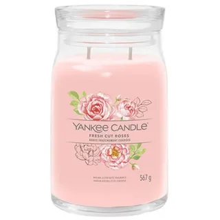 Yankee Candle Fresh Cut Roses Duftkerze 567 g rosa