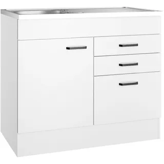 OPTIFIT Spülenschrank OPTImulti 100 x 60 x 88,2 cm Weiß