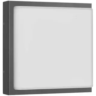 LCD LED-Wandleuchte LB22 Edelstahl graphit 12W 1200lm 3000K