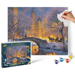 Schipper 609130874 Malen nach Zahlen Stille Nacht im Central Park