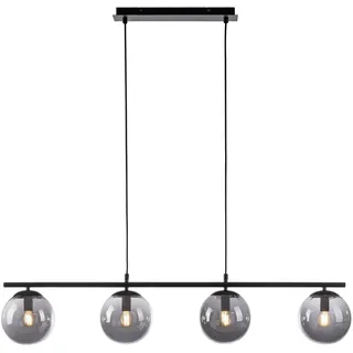 just light. Just Light Pendelleuchte Big Widow 4-flammig Schwarz