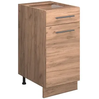 Vicco Schubladenschrank Fame-Line 40 x 82 x 60 cm Eiche