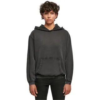 Build Your Brand Damen Kapuzenpullover Ladies Acid Washed Oversize Hoody, Farbe Black, Größe S