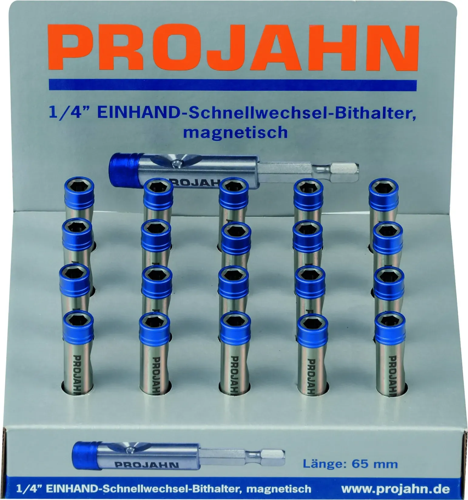 Bild von 1/4" Einhand Magnet-Bithalter Länge