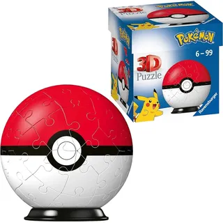 Ravensburger Puzzle 3D Puzzle-Ball Pokémon Pokéballs Classic 11256