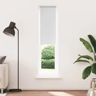 vidaXL Verdunkelungsrollo Weiß 40x230cm Stoffbreite 35,7 cm Polyester - Weiß