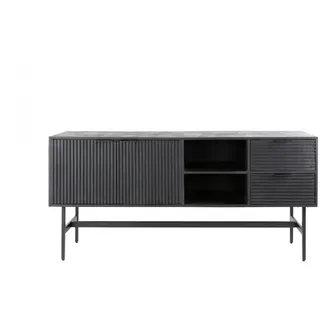 KAWOLA Lorca 170 x 81 x 40 cm Schwarz