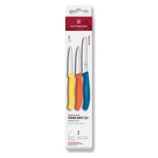 Victorinox Swiss Classic Messerset 3-tlg. Rot/Grün/Orange