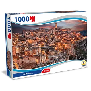 Teorema Giocattoli - Italia Matera Puzzle 70 x 50 cm, Mehrfarbig, Part_B09KH2JCHN