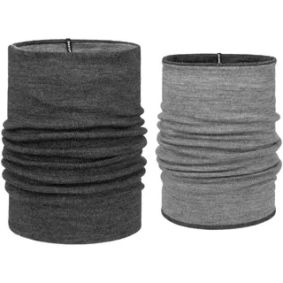 Barts Eclipse Loopschal Damen/Herren - Tube Rundschal Strickschal Winter Herbst-Winter - One Size dunkelgrau