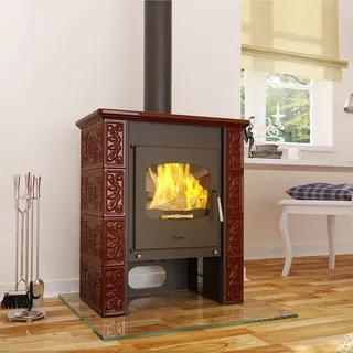 HS FLAMINGO Kachelofen BALI - braun - Braun