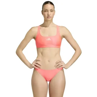 Adidas 3 Stripes V-back Bikini - Solar Turbo / Frozen Turbo - 44