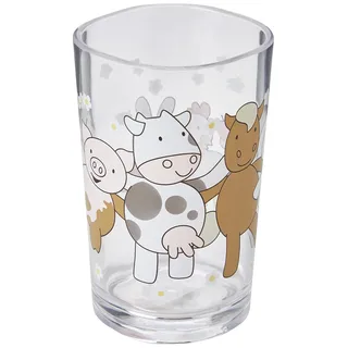 Emsa Kindertrinkglas, Bunt, 1 Stück (1er Pack), Bauernhof