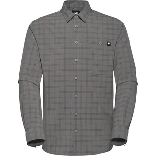 Mammut Lenni Langarmhemd Steel / Black XXL