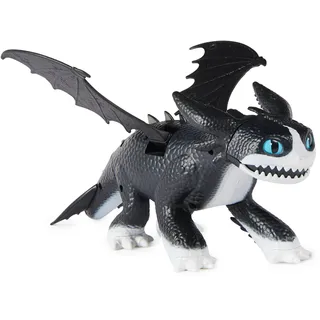 Dreamworks Dragons Interactive Fire and Flight Thunder-Figur (deutsch: Donner) mit Licht- und Geräuscheffekten, 30,4cm groß, Kinderspielzeug ab 4 Jahren