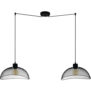 EGLO Pompeya 2-flg. Ø450 rund schwarz