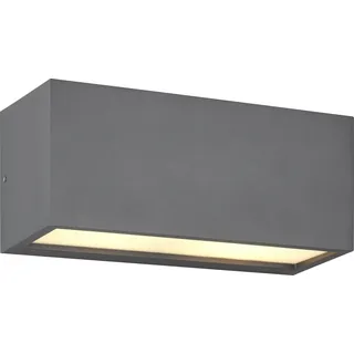 Trio Außenwandleuchte Mayenne Außenlampe Wandlampe Up Downlight Anthrazit Eckig - Grau